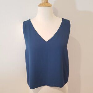 Aritzia | Babaton Deep Teal Crop Tank